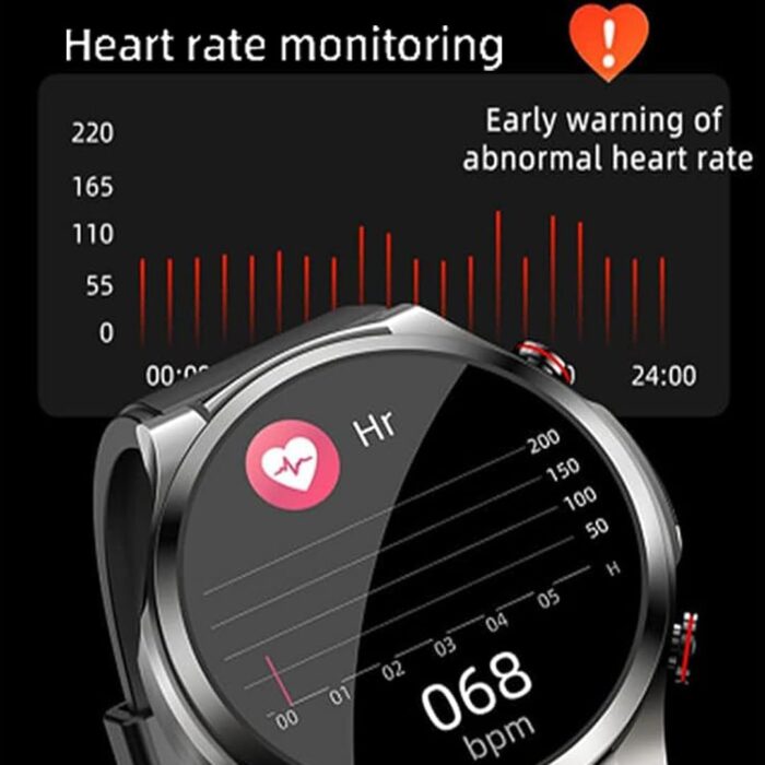 Comprehensive Health Monitoring Smart Watch with ECG Blood Glucose Sugar PPG Fitness Tracker 1.32" Full Touch Screen W11 Multi-Sport Modes Long Battery IP68 Waterproof - Image 5