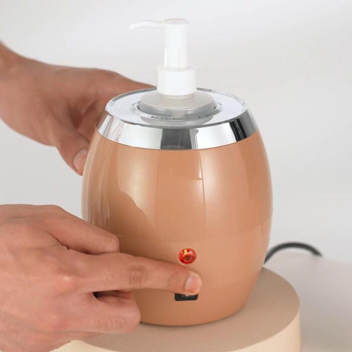 Master Massage Golden Touch Single Bottle Massage Oil Warmer-Professional Massage Lotion Heater with Empty Bottle- Original Design Massage Cream Heating Device-One Dispenser Bottle Heating Furnace - Image 6