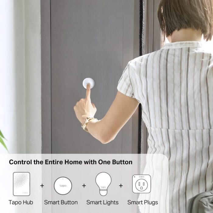 Tapo TP-Link S200B Smart Button, Works with Devices | Smart Home Control | Flexible Placement | Battery Powered | Hub Required - Image 5