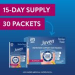 Juven Therapeutic Nutrition Drink Mix Powder for Wound Healing Support, Includes Collagen Protein, Fruit Punch, 1.01 Ounce (Pack of 30) - Image 10