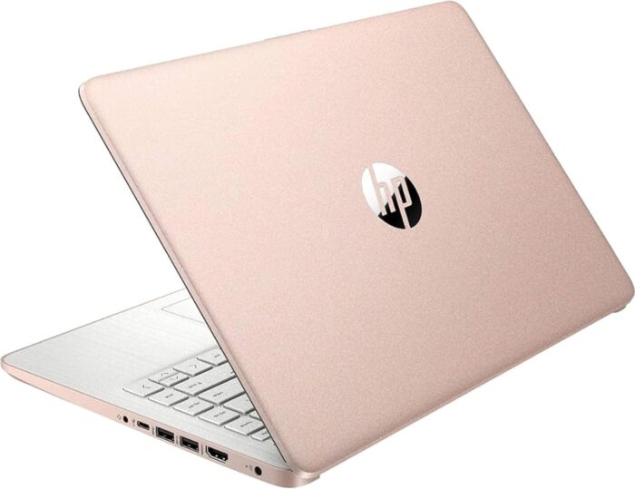 HP 14s Laptop with 14" Diagonal HD Touch Screen Display - Intel Pentium Silver N5030 Processor - Intel UHD Graphics- Backlit keyboard - 8GB DDR 4 Ram - 512GB NVMe SSD Win 11 - Rose Gold - Image 3