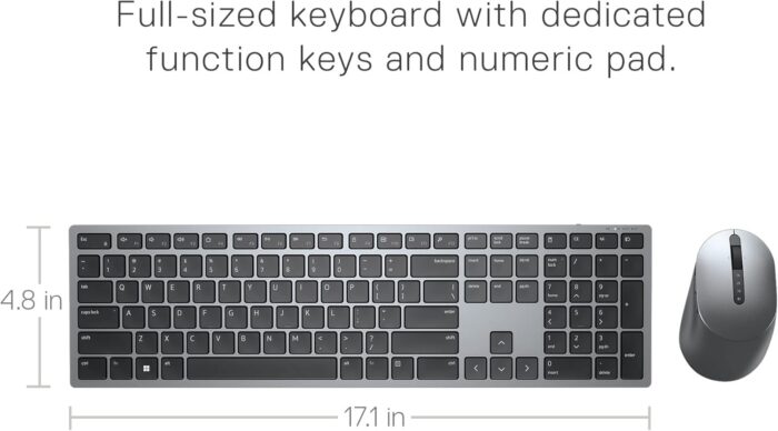 Dell Premier Multi-Device Wireless Keyboard and Mouse - KM7321W - Image 3