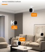 Smart mini WiFi Camera Galayou Indoor Home Cameras for Security with Night Vision Pet Camera with Phone App 24/7 SD Card Storage 1080P Indoor Camera Motion Detection, 2-Way Audio, Baby Monitor - Image 3