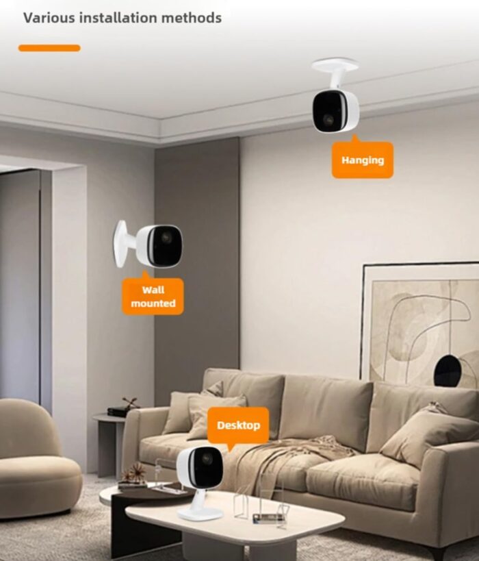 Smart mini WiFi Camera Galayou Indoor Home Cameras for Security with Night Vision Pet Camera with Phone App 24/7 SD Card Storage 1080P Indoor Camera Motion Detection, 2-Way Audio, Baby Monitor - Image 3