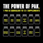 Animal Pak - Convenient All-in-One Vitamin & Supplement Pack - Zinc, Vitamins C, B, D, Amino Acids and More - Sports Nutrition Performance Mulitvitamin for Women & Men - Updated Version - 30 Count - Image 5