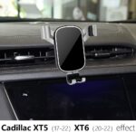 LUNQIN Car Phone Holder for Cadillac XT5 2017-2025 and Cadillac XT6 2020-2025 SUV Auto Interior Accessories Best Cell Phones Mount Cellphone Mobile Cradle Charging Navigation Bracket Vent Accessory - Image 2
