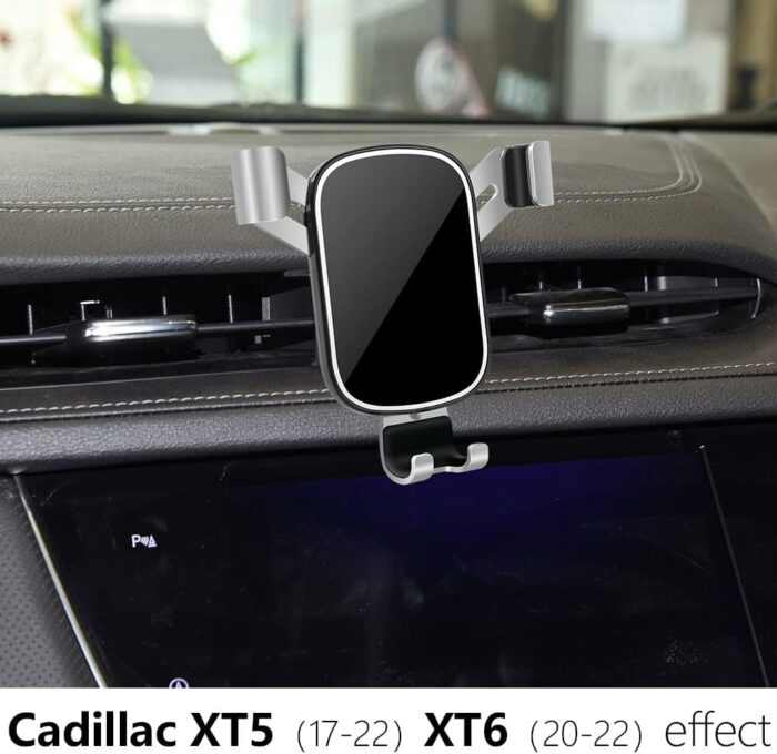 LUNQIN Car Phone Holder for Cadillac XT5 2017-2025 and Cadillac XT6 2020-2025 SUV Auto Interior Accessories Best Cell Phones Mount Cellphone Mobile Cradle Charging Navigation Bracket Vent Accessory - Image 2