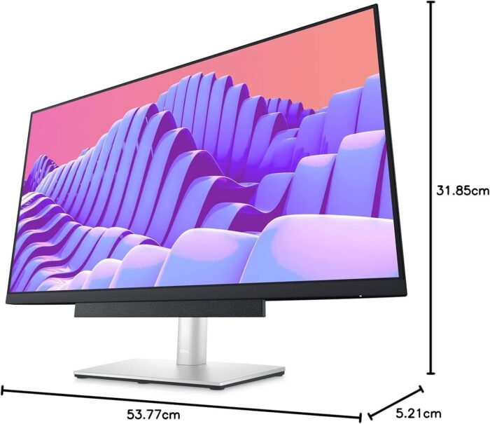 Dell P2422HE 24 Inch IPS FullHD Ultrathin Bezel Monitor With USB-C, DisplayPort, HDMI, USB, Height Adjustable Stand - Black - Image 7