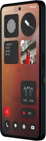 Nothing Phone (3a) 128 GB - mobile phone with 32 MP front camera, 30x ultra zoom, 50W fast charging and 6.77" FHD+ flexible AMOLED display - Black - Image 2