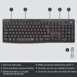 Logitech MK295 Silent Wireless Keyboard Mouse Set Combo (Black) - Image 4