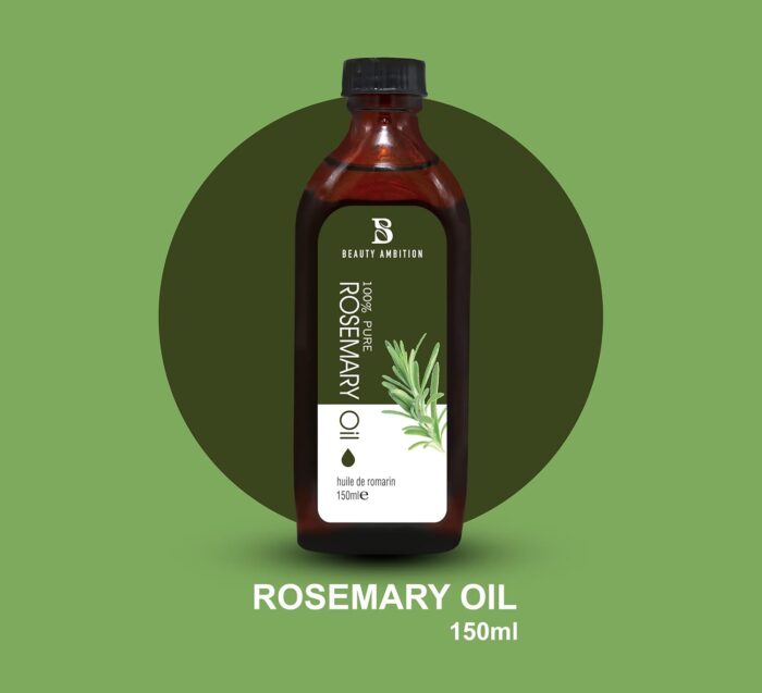 BEAUTY AMBITION Rosemary Oil For Dry, Damaged Hair & Skin Care Oil Essential Oils Pure, Organic, Natural, Undiluted Oil - 150 Ml - Image 4