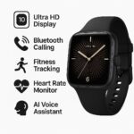 Smart Watch for Girls Boys Teens Men Women – Fitness Tracker with Blood Pressure Heart Rate Monitor, Call Message Notification, Sleep Monitor, Bluetooth Smartwatch for Android iOS (Black) - Image 2