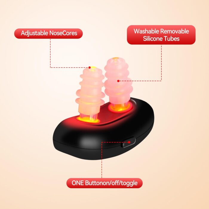 AHHALFFY Red Light Therapy Device for Nose, Red Light Nose Therapy for No More Colds, Nasal Soothing Device, Portable Treatment for Sinus Relief, Non Invasive Home Use - Image 2
