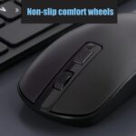 78-Key Arabic/English Wireless Keyboard and Mouse Combo, Ultra-Thin 2.4G Wireless Keyboard and Mouse Set Quiet Set for Laptop, PC, Desktop - Image 3