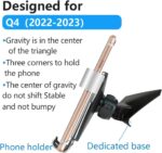 LUNQIN Car Phone Holder for Audi Q4 E-tron 2022 2023 2024 2025 and Audi Q4 Sportback E tron 2022-2025 Auto Interior Accessories Best Cell Phones Mount Cellphone Mobile Cradle Charging Navigation Stand - Image 6