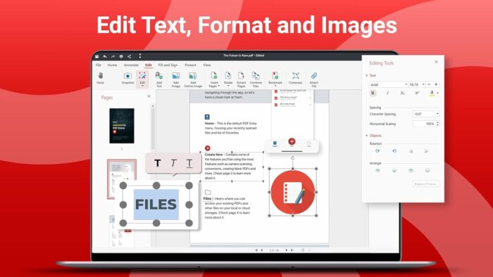 PDF Extra Ultimate | Complete PDF Reader and Editor | Create, Edit, Convert, Combine, Comment, Fill & Sign PDFs | Yearly License | 1 Windows PC & 2 Mobile Devices | 1 User - Image 4