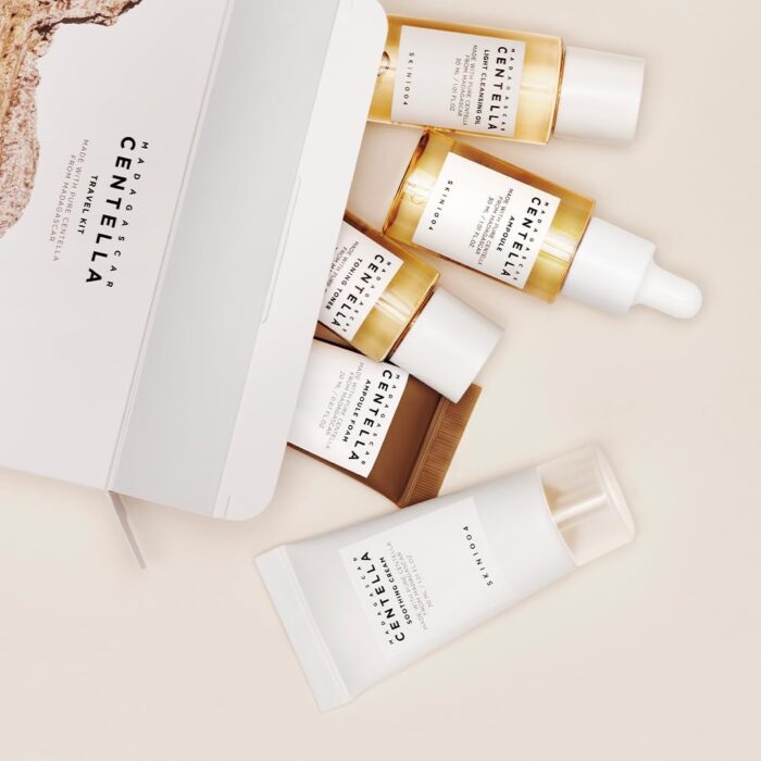 SKIN1004 Madagascar Centella Travel Kit, Toner, Ampoule, Soothing Cream, Cleansing Oil, Ampoule Foam, Basic Skincare Box, Compact Size, Soothing Calming - Image 7