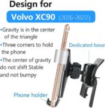 LUNQIN Car Phone Holder for Volvo XC90 2016 2017 2018 2019 2020 2021 2022 2023 2024 2025 and XC-90 Hybrid 2016-2025 Auto Interior Accessories Best Cell Phones Mount Cellphone Mobile Charging Cradle - Image 6