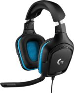 Logitech G432 Wired Gaming Headset, 7.1 Surround Sound, Dts Headphone:X 2.0, 50 mm Audio Drivers, Usb And 3.5 mm Audio Jack, Flip-To-Mute Mic, Lightweight, Pc/Mac/Xbox One/Ps4/Nintendo Switch - Black - Image 4