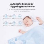 BroadLink RM4 mini Smart Remote and Sensor Cable Set RM4 mini S, Universal IR Remote Control Hub with Temperature Humidity Monitor USB Cable, Compatible with Alexa, Google Home, IFTTT - Image 3