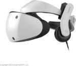 BIONIK dreamGEAR Mantis Attachable VR Headphones: Compatible with Playstation VR2, Adjustable Design, Connects Directly to PSVR, Hi-Fi Sound, Sleek Design/PS4/PS5, Wired