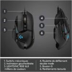 Logitech G502 HERO High Performance Wired Gaming Mouse, HERO 25K Sensor, 25,600 DPI, RGB, Adjustable Weights, 11 Programmable Buttons, On-Board Memory, PC / Mac - Black - Image 6
