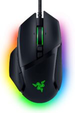 Razer Basilisk V3 Customizable Ergonomic Gaming Mouse: Fastest Mouse Switch, Chroma RGB Lighting 26K DPI Optical Sensor 11 Programmable Buttons HyperScroll Tilt Wheel - Classic Black