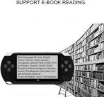 SKEIDO X6 Handheld Game Console 4.3 inch 8G Easy Operation screen MP3 MP4 MP5 Game player support for psp game camera video e-book (Black) - Image 6