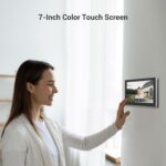 EZVIZ CP7 Video Doorbell, 3MP 2K Smart Video Doorphone, 7" Color Touch Screen, Remote Door Unlock, Built-In Doorbell, Two Way Talk, Human Motion Detection, Metal Housing, Weatherproof, 2.4G/5G Wi-Fi - Image 3