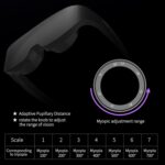 Goshyda Air 3D VR Glasses, Virtual Reality Headsets VR Smart Glasses with 4K Wireless Same Screen, Adjustable Lightweight VR Goggles for Cell Phone, TV Movies Video Games - Image 4