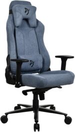 Arozzi Vernazza Soft Fabric Gaming Chair - Blue (PS4/PS5/Xbox One), large