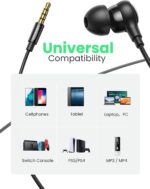 UGREEN In-ear Headphone 3.5mm Wired Earphone with Microphone Headset Stereo Sound Noise Isolating Earphones Compatible with MacBook Pro 2021,iPhone,iPod,iPad,Mac Studio,PS4/ PS5,MP3/4,Android Phone - Image 6