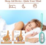 KOWVOWZ Sleep Aid Device, Calmcarry Anxiety Device, Microcurrent Holding Sleep Instrument USB Charging for Adults Stress and Anxiety Relief Sleep Help - Image 3