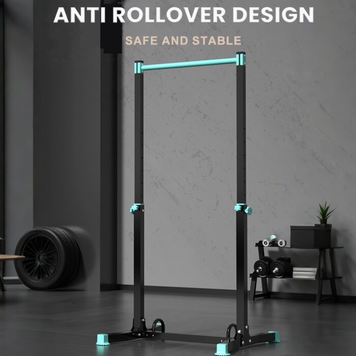 UimoKi Multifunctional Pull Up Bar Chin Up Bar Dip Station for Home Gym Strength Training Adjustable Pullup Fitness Equipment Exercise Rack - Image 3