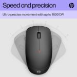 HP 230 Wireless Keyboard and Mouse Combo Set, 2.4 GHz Wireless USB-A Nano Receiver, Up to 1600 dpi, Up to 16 Months Battery Life - Black, 18H24AA#ABU, 18H24AA - Image 4