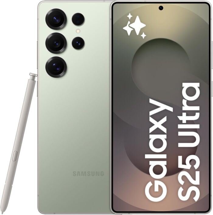 Samsung Galaxy S25 Ultra AI Phone, 512GB Storage, 12GB RAM, Titanium Jadegreen, Android Smartphone, 200MP Camera, S Pen, Long Battery Life (UAE Version)