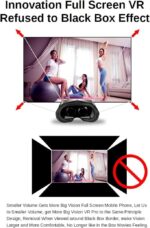 3D VR Glasses, Virtual Reality Full-Screen Wide-Angle Glasses for 5 to 7 Inch Smartphones, Adjustable Pupil & Object Distance, Myopia-Friendly with Bluetooth Remote Control (Black) - Image 6