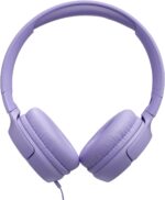 JBL Tune 520C USB-C Wired Headphones – Hi-Res Audio, Pure Bass Sound, 3-Button Remote, Padded On-Ear Design – Purple - Image 9