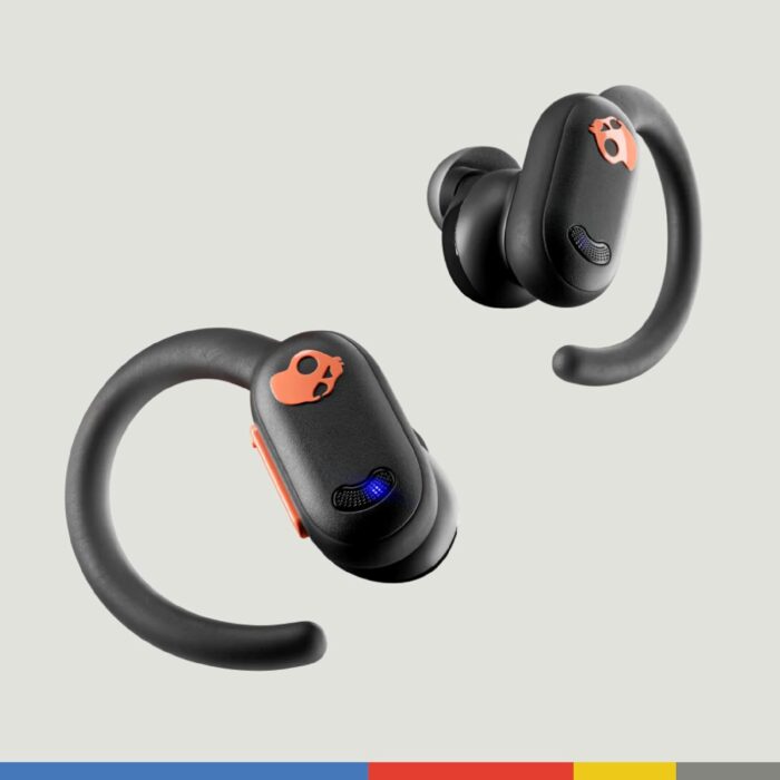 Skullcandy Push ANC Active Wireless Bluetooth In-Ear Earphones with Microphone, 58 Hours Runtime, IP67 Waterproof, Wireless Charging, Compatible with iPhone and Android – True Black - Image 2