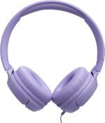 JBL Tune 520C USB-C Wired Headphones – Hi-Res Audio, Pure Bass Sound, 3-Button Remote, Padded On-Ear Design – Purple - Image 6