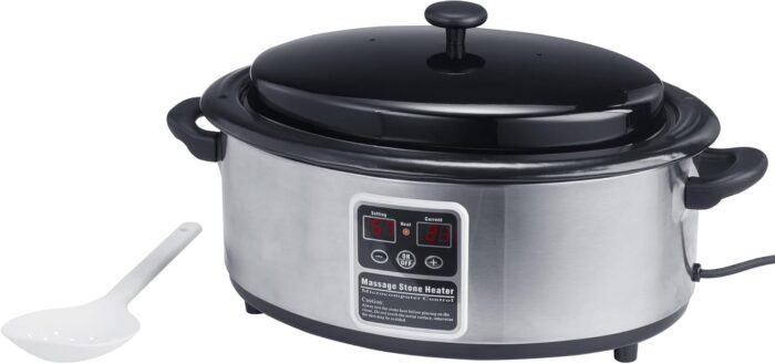 Master Massage Digital Professional Massage Hot Stone Warmer Heater Heating Device (6 Quart)