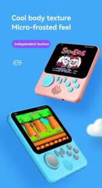 Neo Classic G7 Handheld Retro Video Game Console with 666 Games- 3.5inch LCD Screen Supports TV- Gift for Kids (Green)