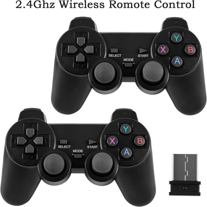 YUYUE Wireless Retro Game Console, Plug and Play Video Game Stick Built in 3500+ Games,9 Classic Emulators, 4K High Definition HDMI Output for TV with Dual 2.4G Wireless Controllers(32G) [video game] - Image 5