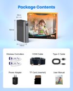 MetFut AR Motion Gaming Console for Kids & Families – Plug & Play Video Game System for Indoor Physical Play & Interactive Family Fun. Great for Gifts, Game Nights, Parties, Playtime and Playdates - Image 10