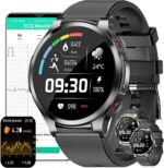 Comprehensive Health Monitoring Smart Watch with ECG Blood Glucose Sugar PPG Fitness Tracker 1.32" Full Touch Screen W11 Multi-Sport Modes Long Battery IP68 Waterproof - Image 2