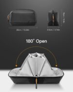 BIGTHREE Electronics Case, 180° Opening Cable Organizer, Electronics Accessories Travel Bag, Gadgets Organizer Splashproof, Battery Storage Case for daily use and travel. - Image 2