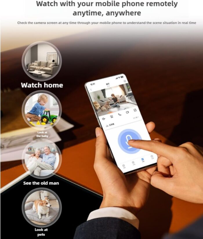 Smart mini WiFi Camera Galayou Indoor Home Cameras for Security with Night Vision Pet Camera with Phone App 24/7 SD Card Storage 1080P Indoor Camera Motion Detection, 2-Way Audio, Baby Monitor - Image 7