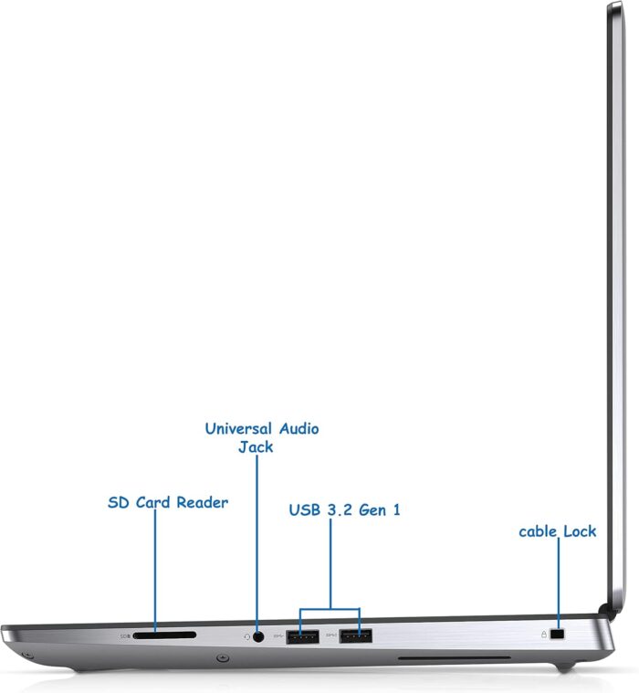 Dell Precision 7550 Workstation Laptop Pc, Fhd Non-Touch, Intel Core I7-10850H Processor, 32Gb Ram, 512Gb Nvme Ssd, Hdmi, Thunderbolt, Nvidia Quadro T1000 4Gb Gddr6, Windows 10 Pro (Renewed) - Image 3