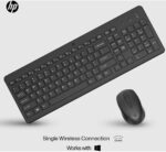 HP 330 Wireless Keyboard and Mouse Combo - 2.4 Ghz Wireless USB Receiver - Chiclet Keys, 12 Keyboard Shortcuts - 1600 DPI Multi-Surface Mouse - LED Num Lock, Caps Lock, Scroll Lock (2V9E6AA) - Image 4