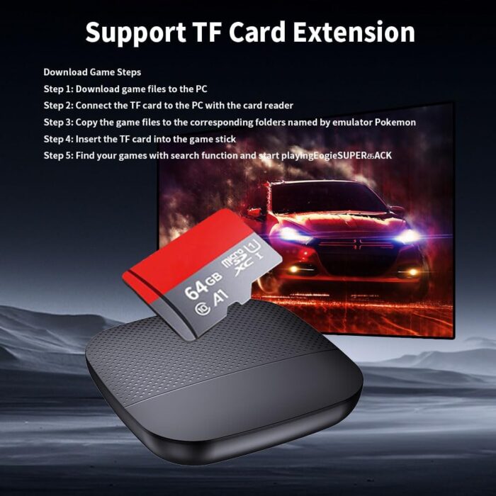 4K HD Retro Game TV Box: 35,000 Classic Games with 64GB/128GB Storage, 3D Video Game Console for Smart TVs - Image 4